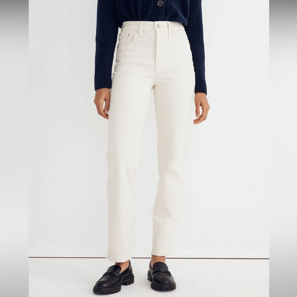 Madewell The Perfect Vintage Straight Jean in Vintage Canvas Wash size 27